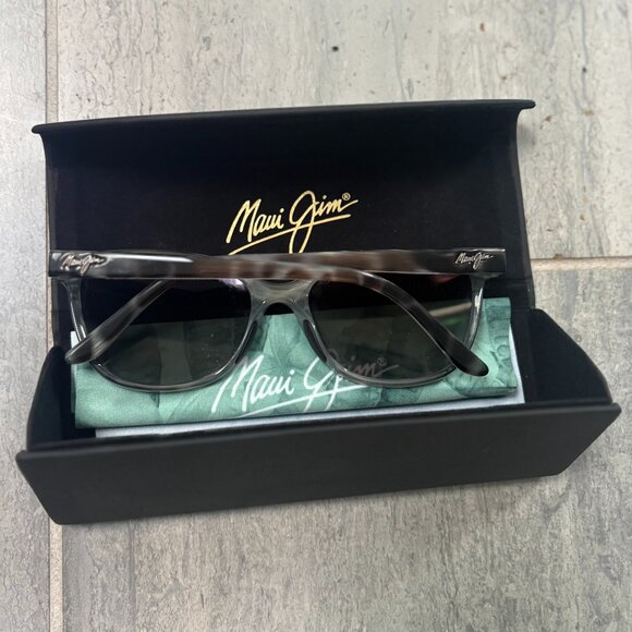 Maui Jim Honi Cat Eye Sunglasses Grey Tortoise Stripe GS758-11S - Picture 6 of 9